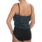 8020C_3 Longitude Dot Triple Tier Swimsuit (For Women)