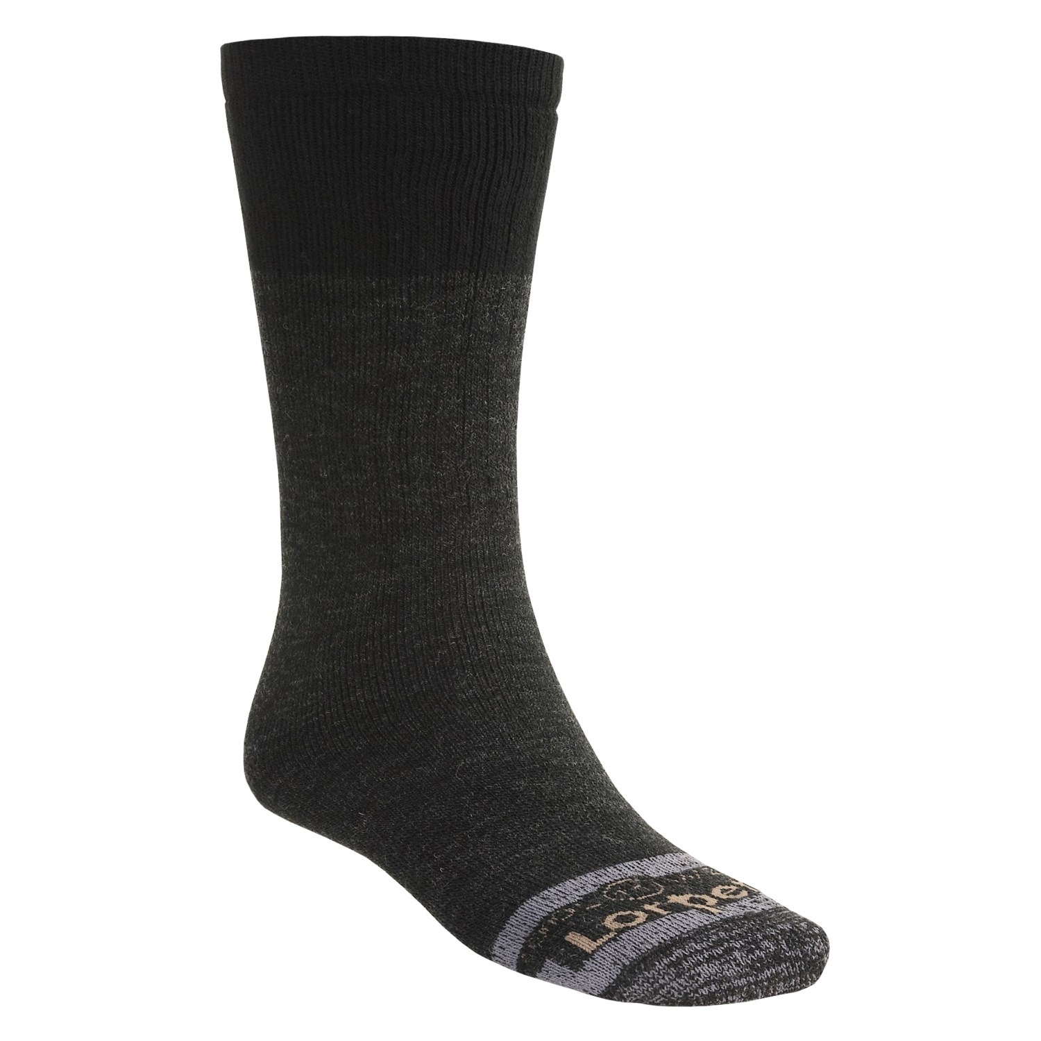 Lorpen Italian Merino Wool Work Socks - Midweight, 2-Pack (For Men and ...