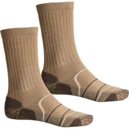 Lorpen T2 Hunting Socks - 2-Pack, Crew (For Men) in Lt Brwn