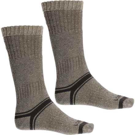 Lorpen T2 Hunting Socks - 2-Pack, Merino Wool, Crew (For Men) in Brwn