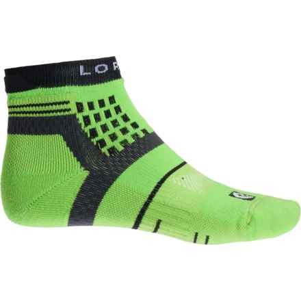 Lorpen T3 Padded Trail Running Socks - Quarter Crew (For Women) in Grn