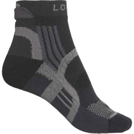 Lorpen T3 Trail Running Padded Eco Socks - Ankle (For Women) in Total Black