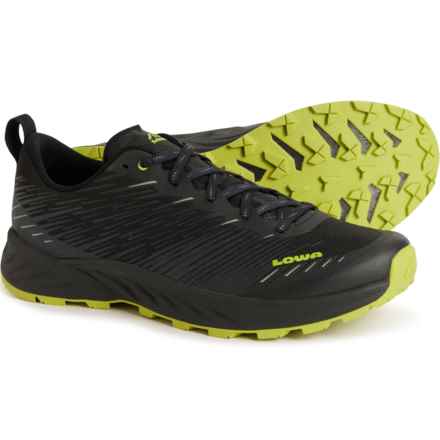 Lowa Amplux Running Shoes (For Men) in Black/Lime