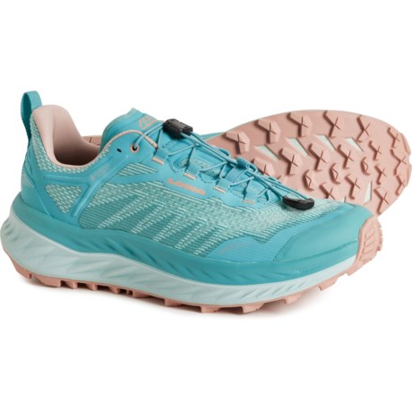 Lowa Fortux Gore-Tex® Trail Running Shoes - Waterproof (For Women) in Arctic/Rose
