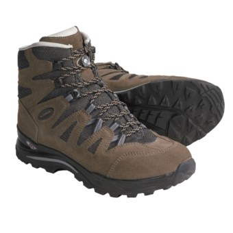 Lowa Jannu Mid Trekking Boots (For Men) in Beige/Anthracite