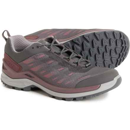 Lowa Made in Europe Ferrox Gore-Tex® Low Hiking Shoes - Waterproof (For Women) in Anthracite/Brown Rose