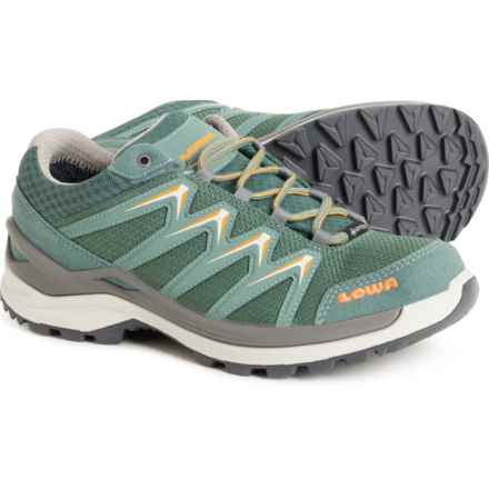 Lowa Made in Europe Innox Pro Gore-Tex® Low Hiking Shoes - Waterproof (For Women) in Conifer/Mandarin
