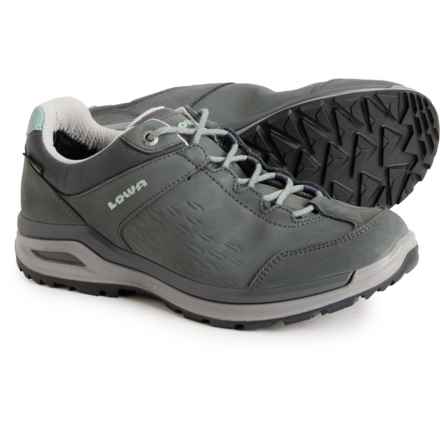 Lowa Made in Europe Locarno Lo Gore-Tex® Hiking Shoes - Waterproof, Nubuck (For Women) in Graphite/Jade