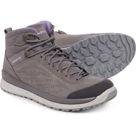Lowa Made in Europe Malta Mid Gore-Tex® Hiking Shoes - Waterproof, Leather (For Women) in Light Grey