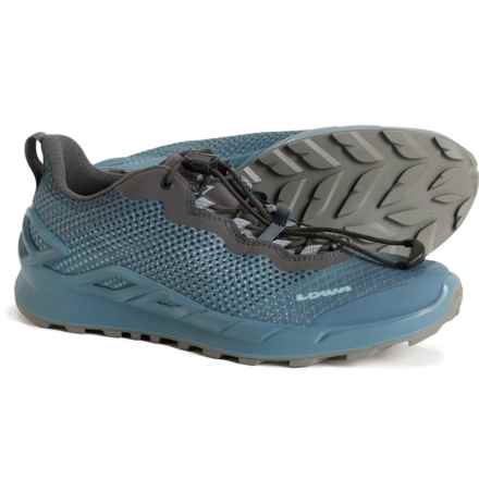 Lowa Made in Europe Merger Gore-Tex® Low Trail Running Shoes - Waterproof (For Women) in Light Blue/Petrol