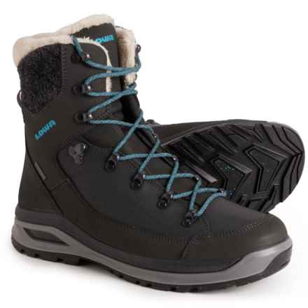 Lowa Made in Europe Renegade Evo Ice Gore-Tex® Hiking Boots - Waterproof, Insulated (For Women) in Anthracite/Petrol