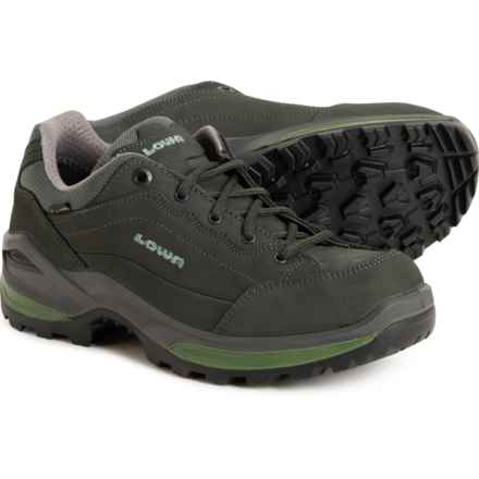 Lowa Made in Europe Renegade Gore-Tex® Low Hiking Shoes - Waterproof, Leather (For Women) in Graphite/Jade