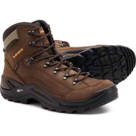 Lowa Made in Europe Renegade Gore-Tex® Mid RTL Hiking Boots - Waterproof, Leather (For Men) in Sepia