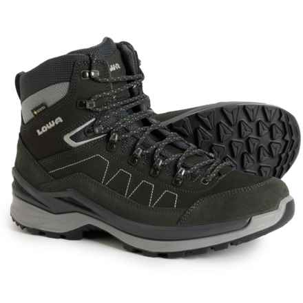 Lowa Made in Europe Toro Pro Gore-Tex® Mid Hiking Boots - Waterproof, Leather (For Men) in Anthracite/Grey