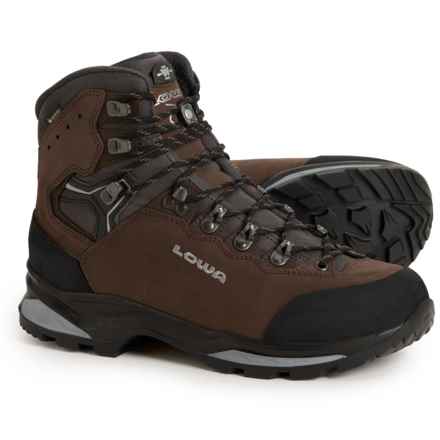 Lowa Made in Germany Camino Evo Gore-Tex® Hiking Boots - Wide Width, Waterproof, Leather (For Men) in Brown/Graphite