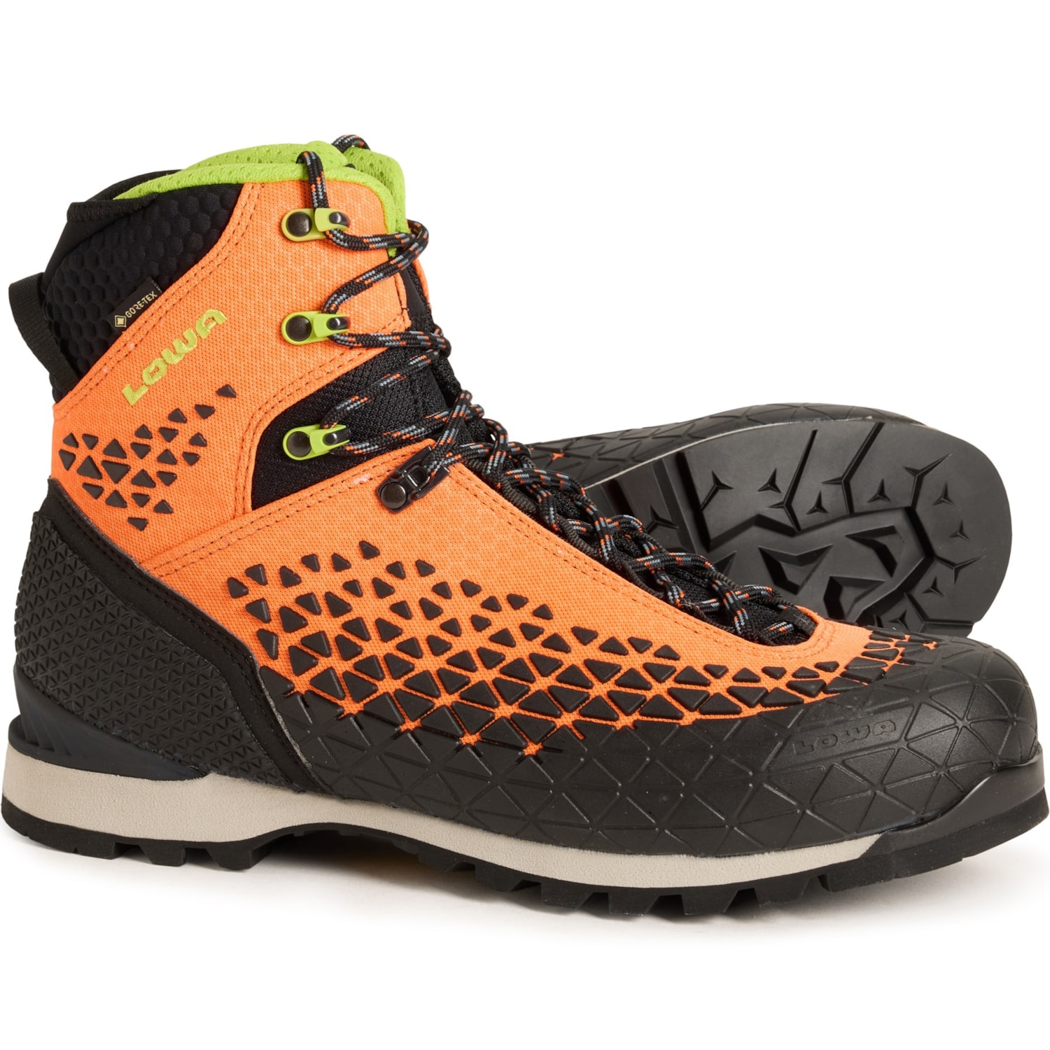 men‎ lowa hiking boots Lowa Camino EVO GTX Mid Hiking Boot (Men) - Brown/Graphite  main image 3