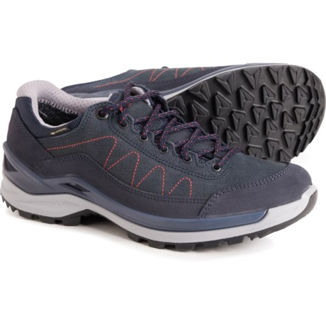 Lowa Toro Pro Gore-Tex® Lo Hiking Shoes - Waterproof, Leather (For Women) in Navy/Redwood