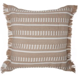 LR Resources Dash Geometric Throw Pillow - 24x24” in Gray