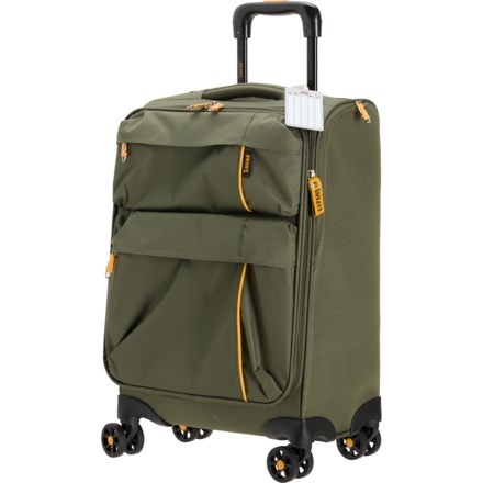 (取寄) 20インチ スピリット キャリーオン スピナー スーツケース - エクスパンダブル, ソフトサイド, オリーブ Lucas 20” Spirit Carry-On Spinner Suitcase - Expandable, Softside, Olive  Olive Lucas 20” Spirit Carry-On Spinner Suitcase - Expandable, Softside