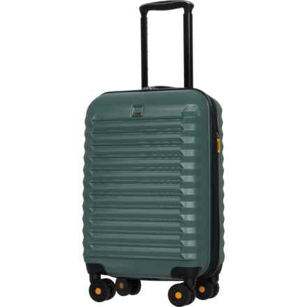 Lucas 20” Treadlight Carry-On Spinner Suitcase - Hardside, Expandable, Olive in Olive