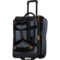 Lucas 22” Accelerator Carry-On Spinner Suitcase - Softside, Expandable, Charcoal-Black in Charcoal/Black