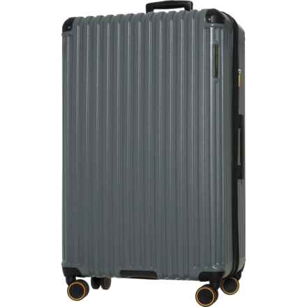 Lucas 31” Ashford Spinner Suitcase - Hardside, Expandable, Charcoal in Charcoal