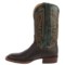 271DK_5 Lucchese Horseman Cowboy Boots - 12”, Bison Leather, Square Toe (For Men)