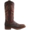 8271G_4 Lucchese Oiled Shoulder Cowboy Boots - Square Toe (For Women)