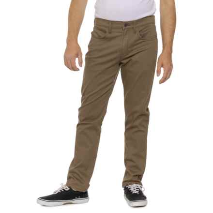 Lucky Brand 121 Slim Straight Sateen Jeans in Bark