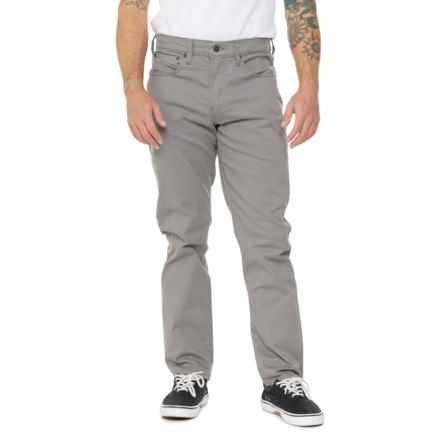 Lucky Brand 223 Sateen Stretch Pants - Straight Leg in Rockycast