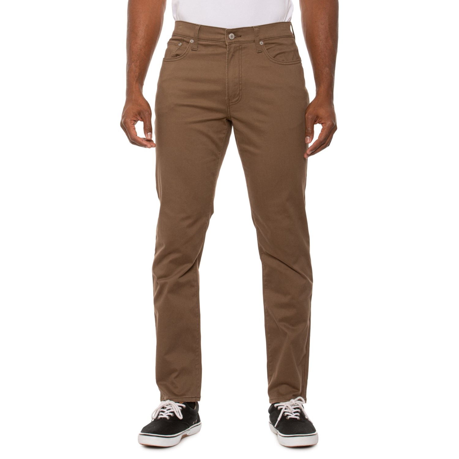 Lucky Brand 410 Athletic Sateen Chino Pants - Straight Leg