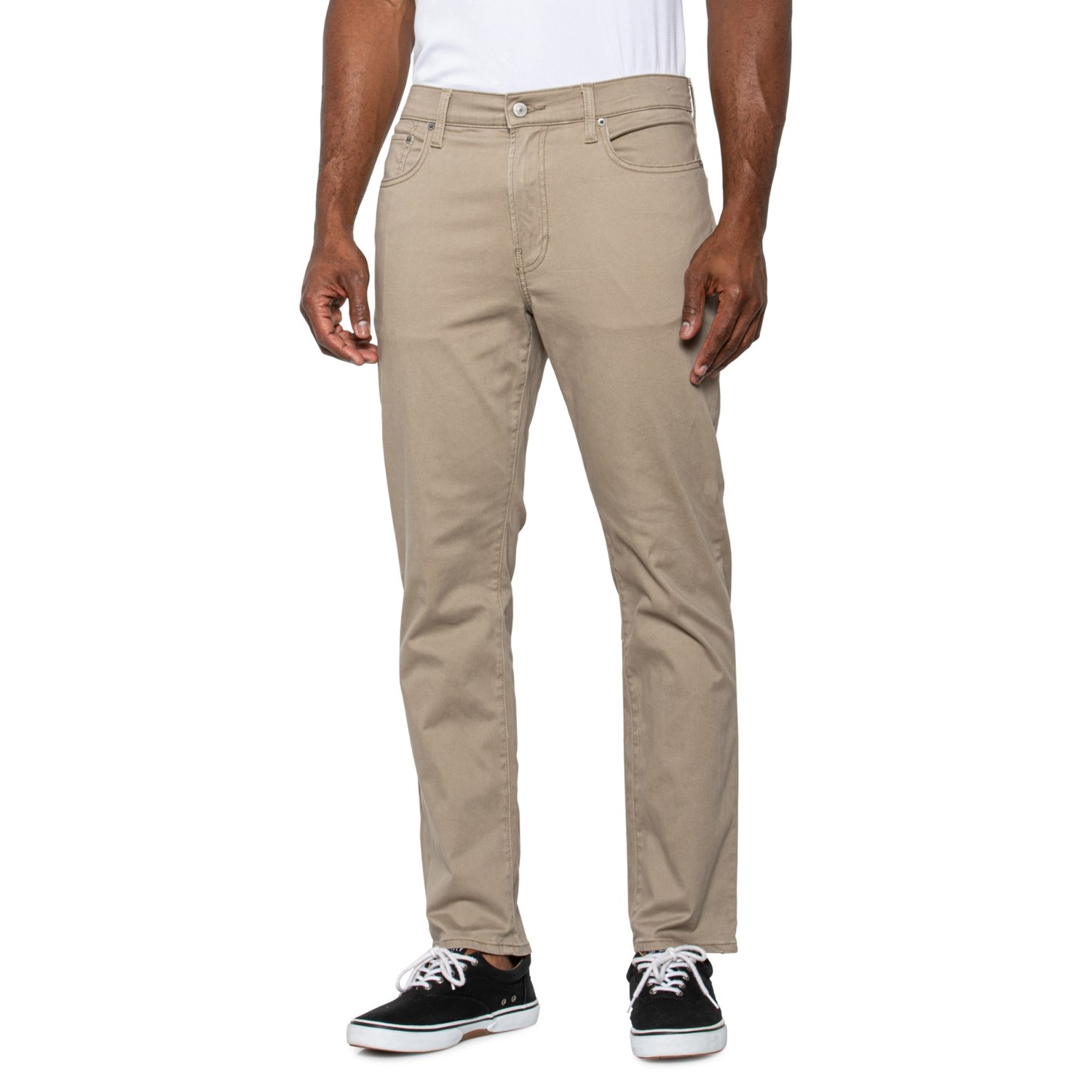 Lucky Brand 410 Athletic Sateen Chino Pants - Straight Leg