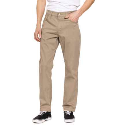 410 Athletic Sateen Chino Pants - Straight Leg in Sandstone