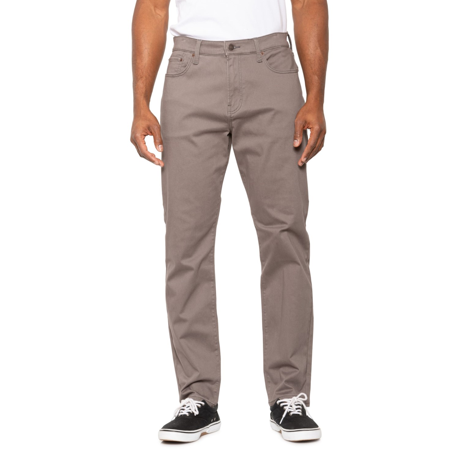 Lucky Brand 410 Athletic Sateen Chino Pants - Straight Leg