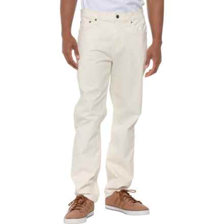 Lucky Brand 410 Athletic Sateen Chino Pants - Straight Leg in Tofu