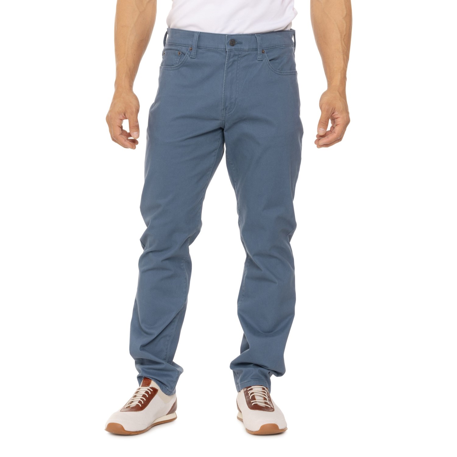 Lucky Brand 410 Athletic Sateen Chino Pants - Straight Leg