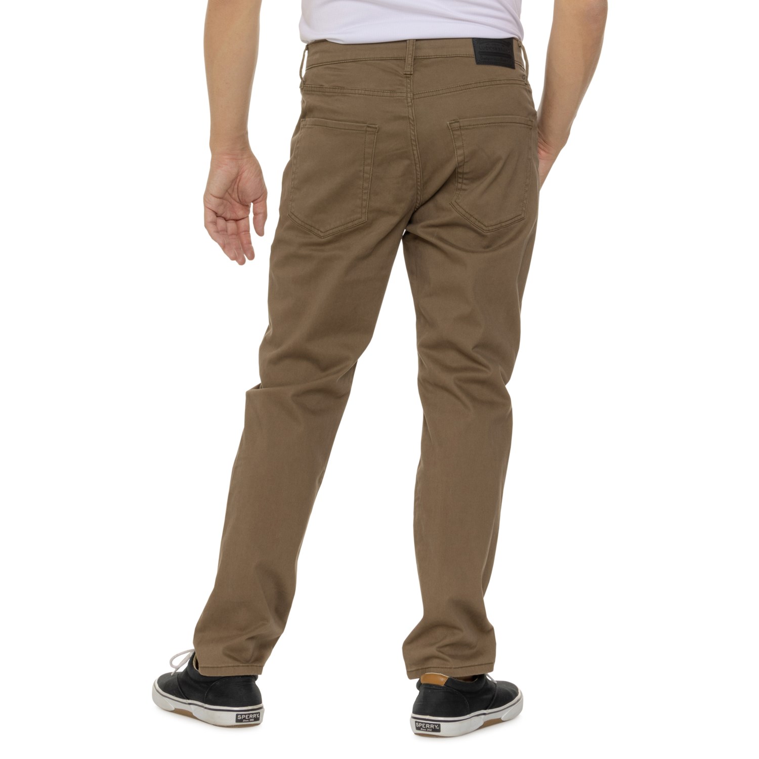 Lucky Brand 410 Athletic Sateen Pants - Straight Leg