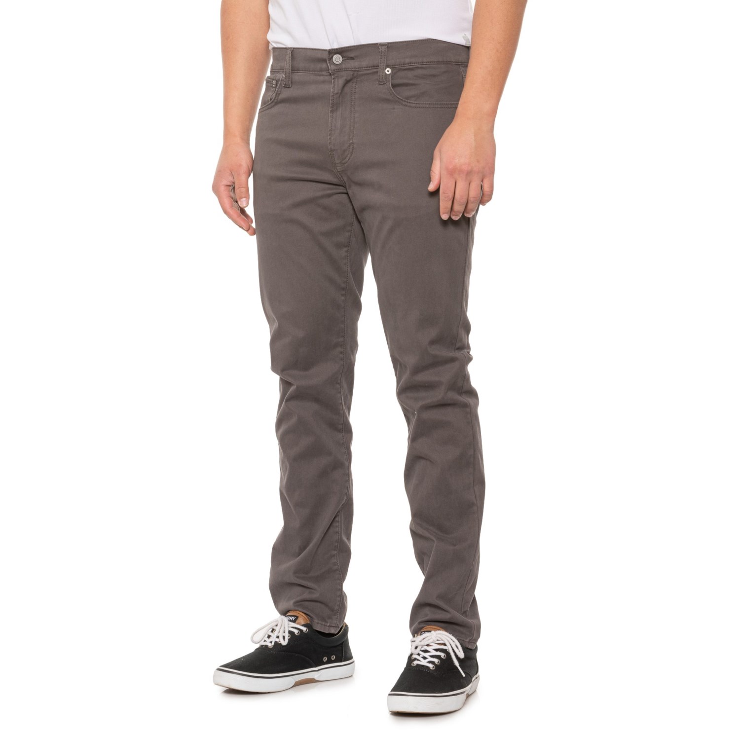 Lucky Brand 412 Athletic Slim Sateen Pants (For Men)