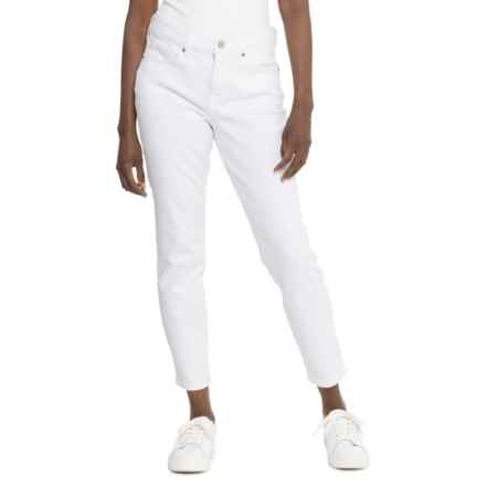 Lucky Brand Ava Skinny Jeans - Mid Rise in Clean White