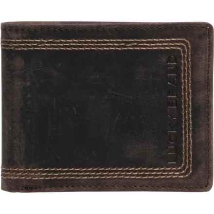 Bi-Fold Wallet - Leather (For Men) in Brown