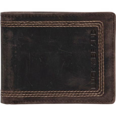 Lucky Brand Bi-Fold Wallet - Leather (For Men) in Brown