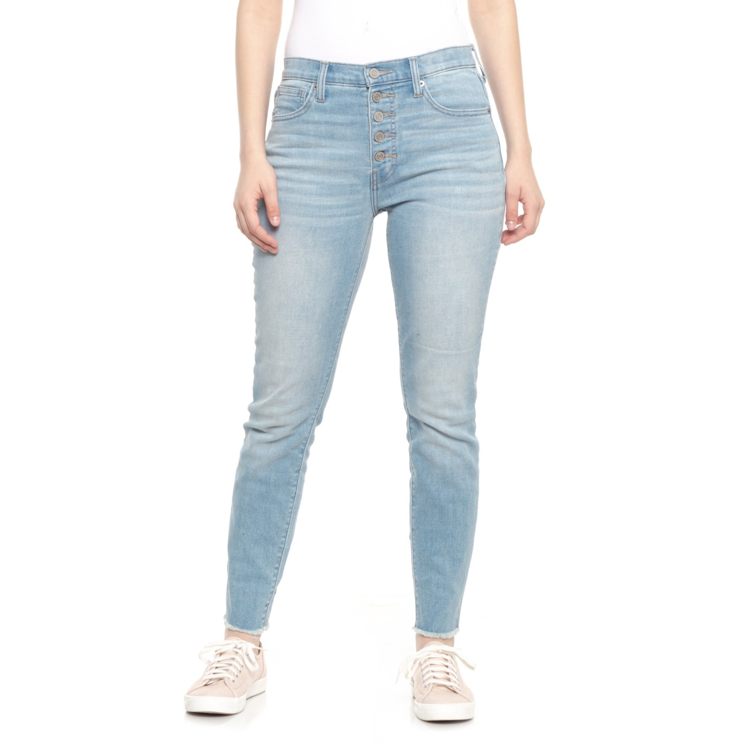 Lucky Brand Bridgette Button-Fly Skinny 