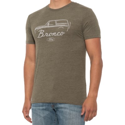 Lucky Brand Ford Bronco Bucking Bronco Logo Blue T-Shirt
