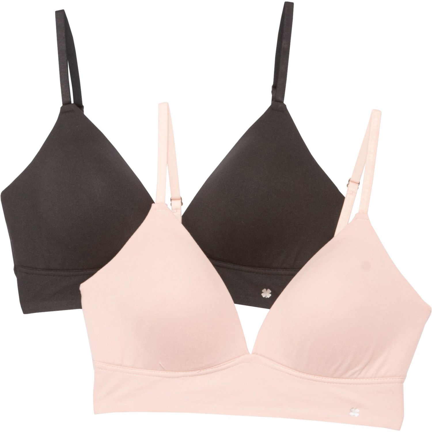 Lucky Brand Brushed Bonded Wire-Free Bra - 2-Pack