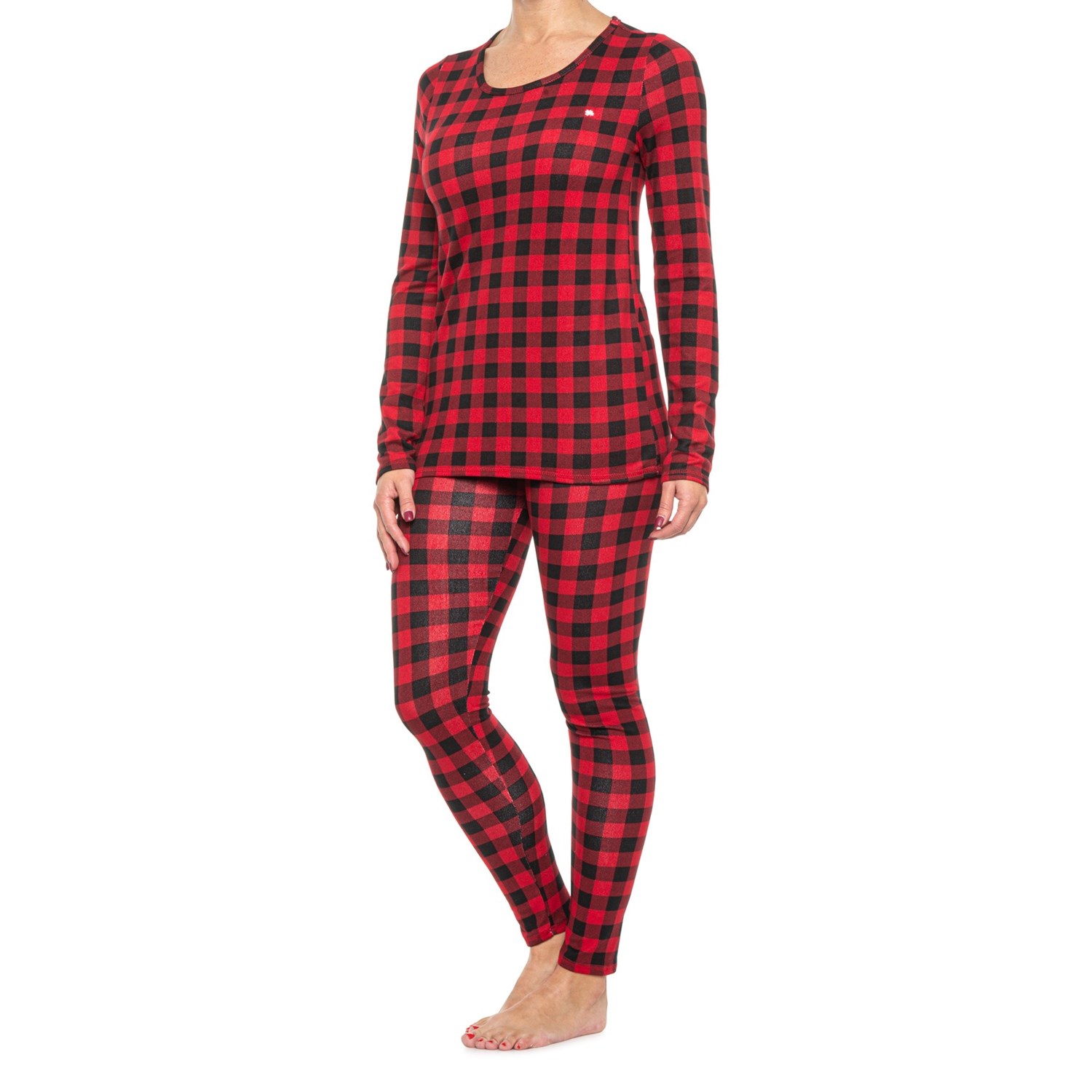 women's buffalo plaid leggings