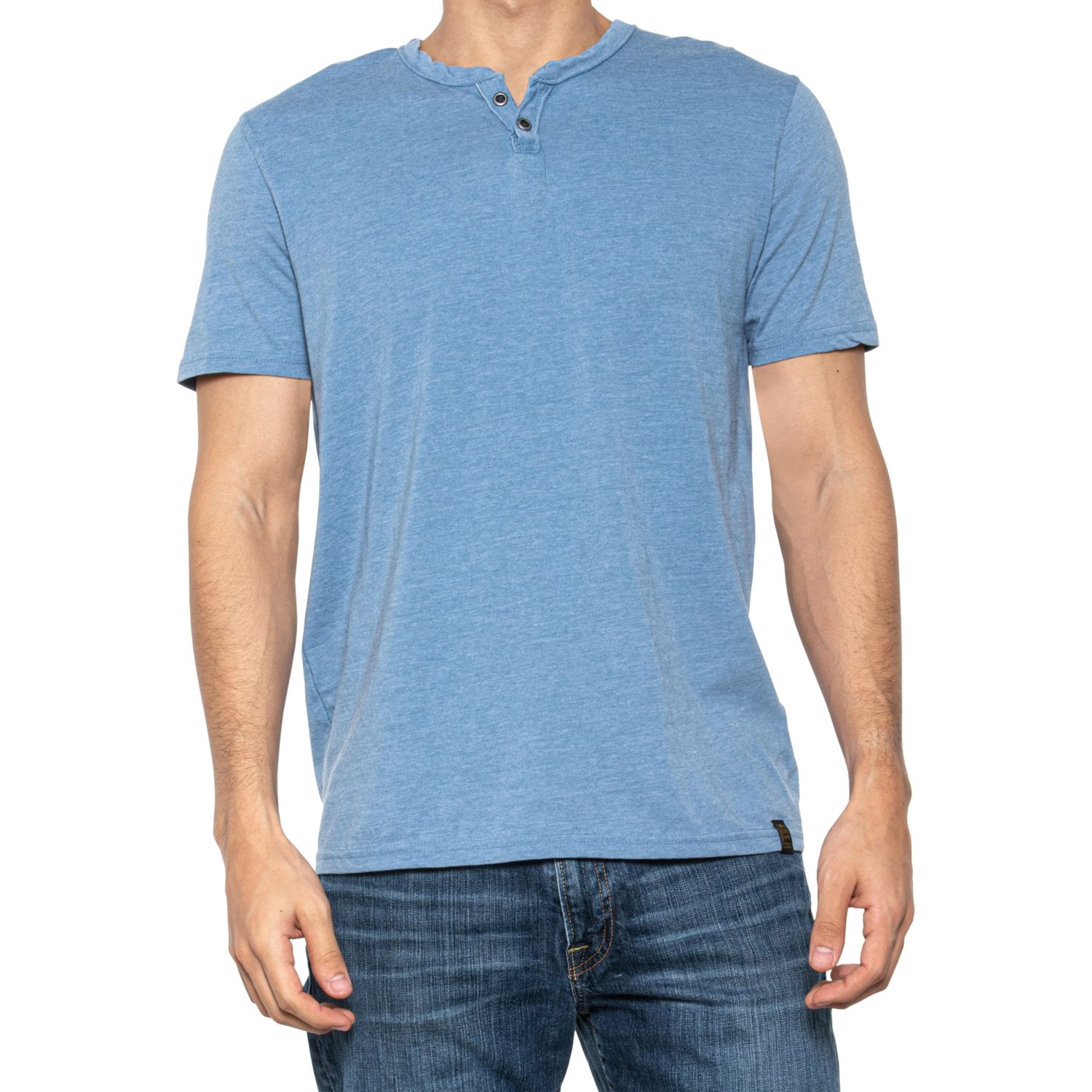 Lucky Brand Burnout Notch V-Neck T-Shirt (For Men)