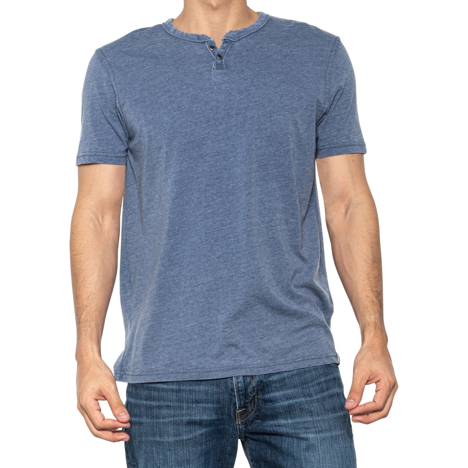 Lucky Brand Burnout Notch V-Neck T-Shirt (For Men)