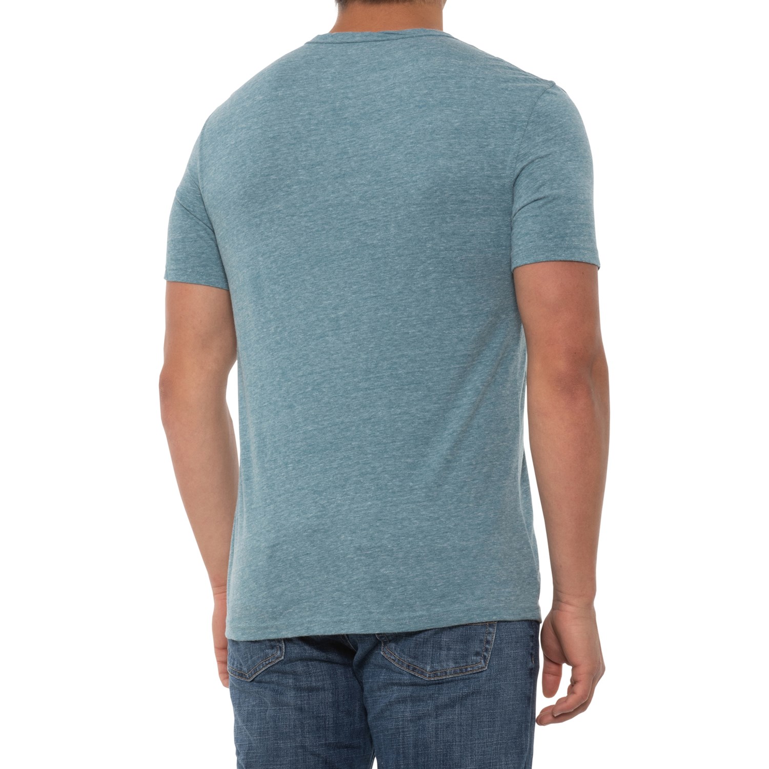 Lucky Brand Button Notch Neck T-Shirt (For Men)