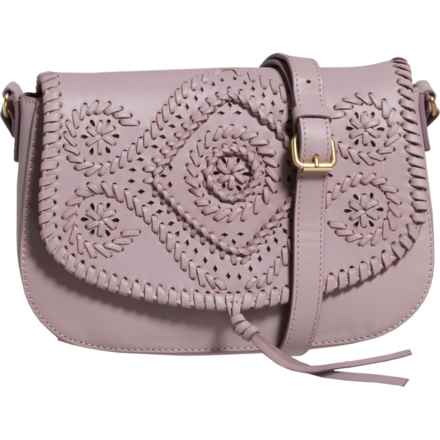 Lucky Brand Cary Crossbody Bag - Leather in Thistle