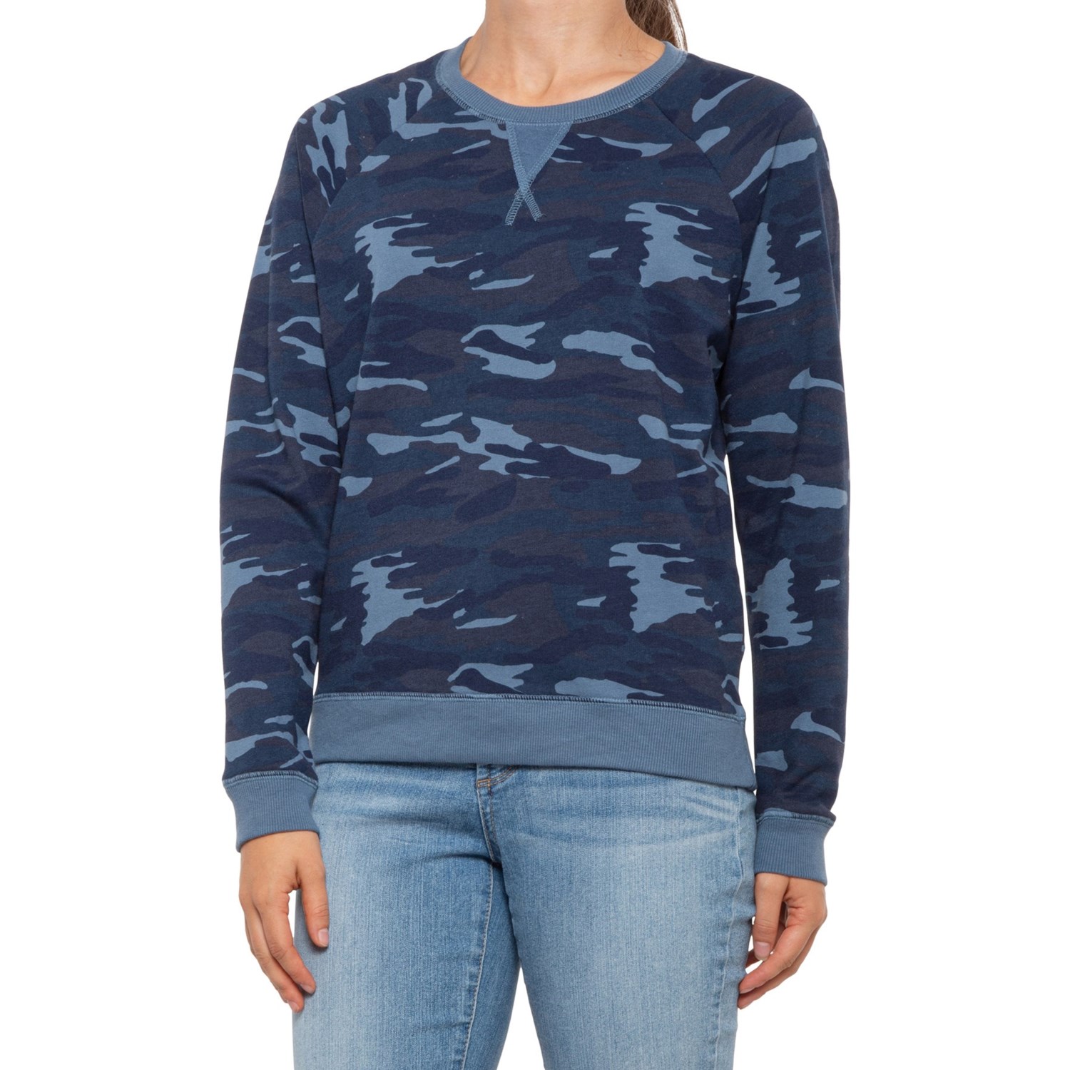 lucky brand camo sweatshirt